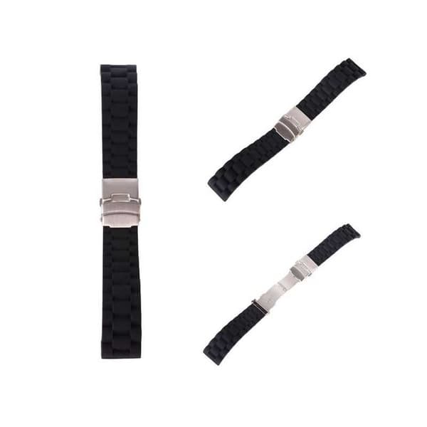 Klockarmband Silicon 16mm - 24mm