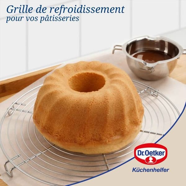 Köksredskap - Dr. Oetker - Modell 1655 - Tarte och Kuchenrost - Diameter 32 cm - Grå