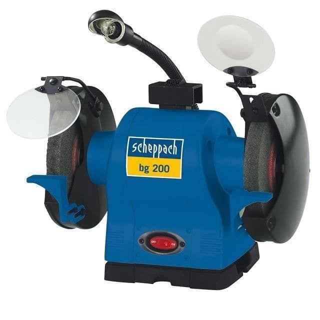 SCHEPPACH BG200 Ø 200 mm slibemaskine med kornhjul - 550 W