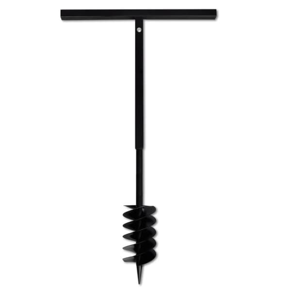 vidaXL Jordborr Auger Dubbelspiral 120 mm