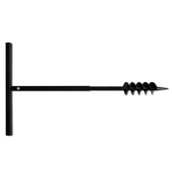 vidaXL Jordborr Auger Dubbelspiral 80 mm