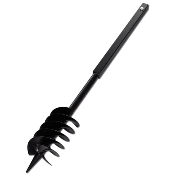 vidaXL Maapora Kahvalla 150 mm ja Jatkeella 5 m Teräs