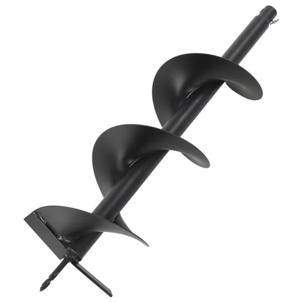 vidaXL Jordborr stål 200 mm