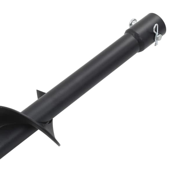 vidaXL Jordborr stål 80 mm
