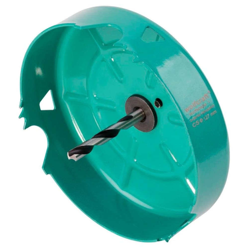 wolfcraft hulsav 127 mm kulstofstål turkis 5973000