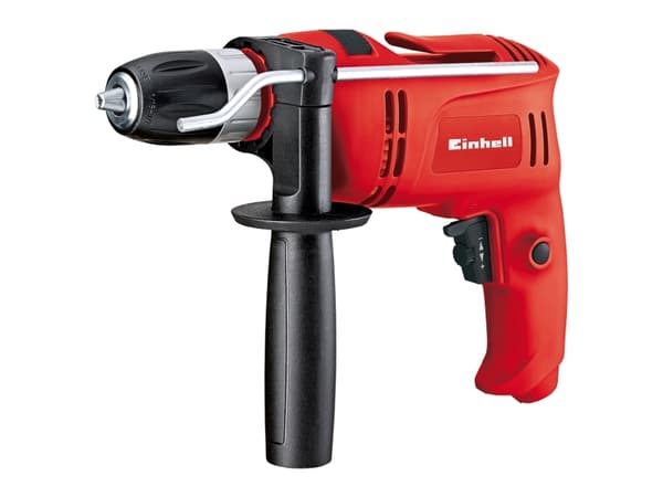 Einhell 4006825602166, Elektrisk skrutrekker, Pistolhåndtak, Hurtigutløsende chuck, Sort, Rød, 2600 RPM, AC