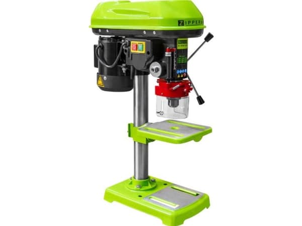 Zipper ZI-STB13T, kolonnborrmaskin, svart, grön, 420 rpm, 2700 rpm, 1,3 cm, 82 dB