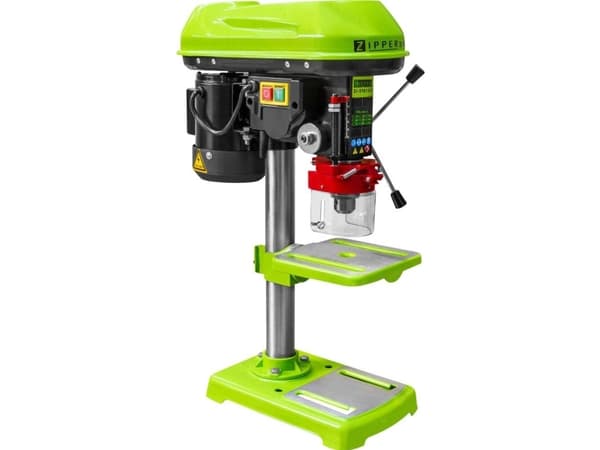 Zipper ZI-STB13T, kolonnborrmaskin, svart, grön, 420 rpm, 2700 rpm, 1,3 cm, 82 dB