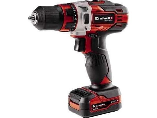 Einhell TE-CD 1, Borr med pistolgrepp, utan nyckel, 2, 20, 1400 RPM, 1 cm, 400 RPM