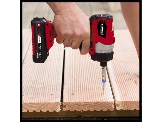 Einhell TE-CI 18/1 Li-Solo, Slagtrekker, Pistolhåndtak, 1/4", Hurtigutløsende chuck, Sort, Rød, Belteklemme - SOLO