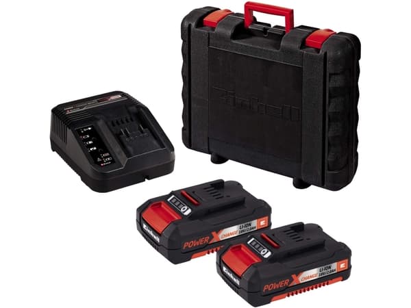 Einhell 4513939, Elektrisk skrutrekker, Rød, 18 V, Lithium-Ion (Li-Ion), 205 mm, 55 mm