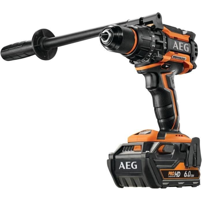 AEG POWERTOOLS Perceuse percu 18V børsteløs 140 Nm, 2 x 6,0 Ah HD