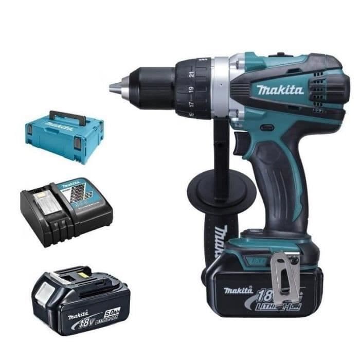 MAKITA 18 V Li-Ion 5 Ah Ø 13 mm borrmaskin DDF458RTJ