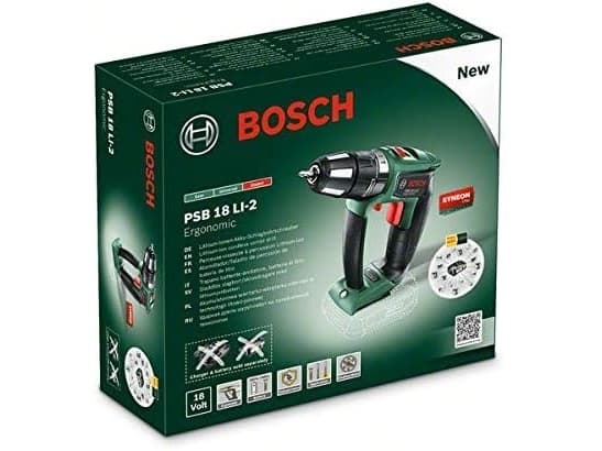 Bosch AKKUSLAGBOREMASKINE PSB18LI-2 ERGO 2X2,5