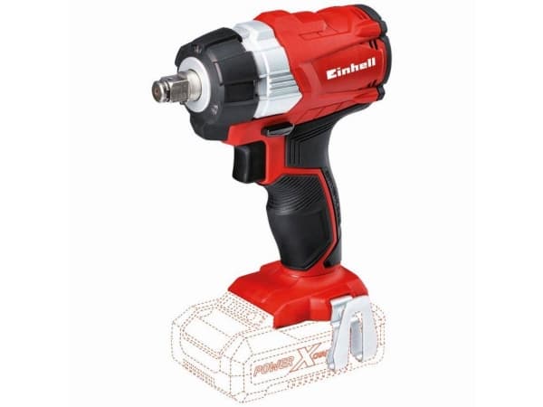 Einhell TE-CW 18Li, Mutterdragare, Svart, Röd, 1/2", 2900 RPM, 215 nm, 4,027 m/s ² - SOLO