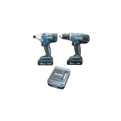 MAKITA DK18354X1 Sæt med 2 specialindtrykningsmaskiner (TD127DZ + DF457DZ)