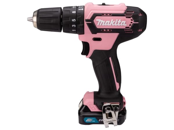 Makita - Hammerbor - trådløs - 2 hastigheter - nøkkelfri borhylse 10 mm - 30 N·m - 12 V