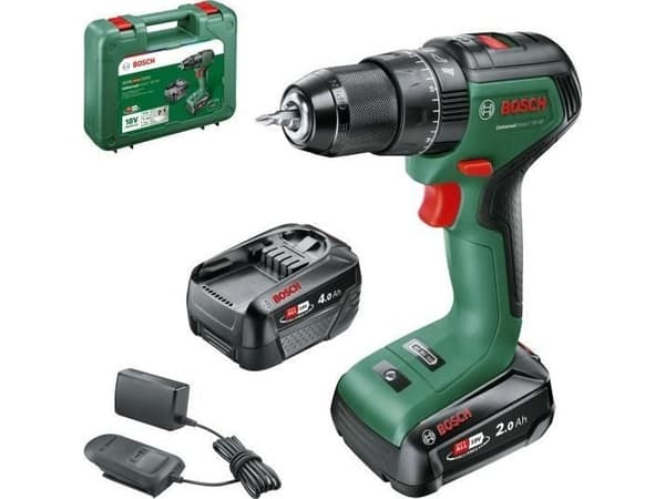 Bosch AKKUSLAGBOREMASKINE UNIV 18V-60 2X2,0AH