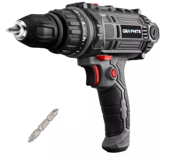 Netboremaskine 300W Graphite 10 mm selvspændende borepatron med bæretaske