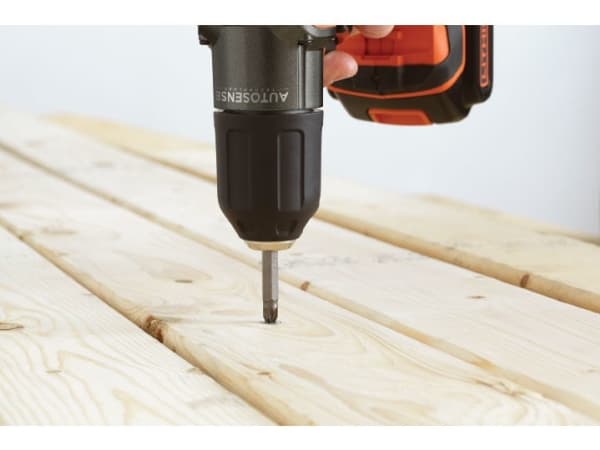Black &amp; Decker ASD18K-QW, pistoolikahvallinen porakone, avaimeton, 1 cm, 2,5 cm, 1 cm, 800 rpm