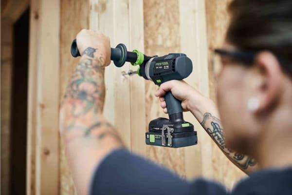 Festool QUADRIVE TPC 18/4 5,2/4,0 I-Set, Boremaskin med pistolgrep, Nøkkelløs, 1,3 cm, 3600 RPM, 7 cm, 1,3 cm