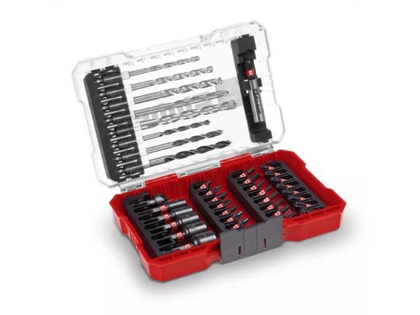 Einhell 49108759, Drill, Drill bit set, 25 mm, Løvtre, Murverk, Metall, Plast, Sandsten, Blad metall (tynn), Tre, Karbid, 45 mm