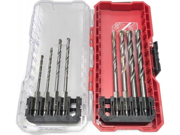 Einhell 108743 Værktøjsstål Sten-spiralbor-sæt 10 dele 3 mm, 4 mm, 5 mm, 6 mm, 7 mm, 8 mm, 9 mm, 10 mm 1 Set