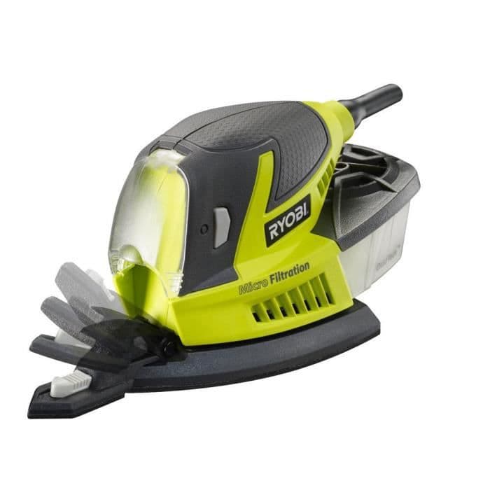 RYOBI Trekantet slibemaskine - 80W - 115 x 229 mm