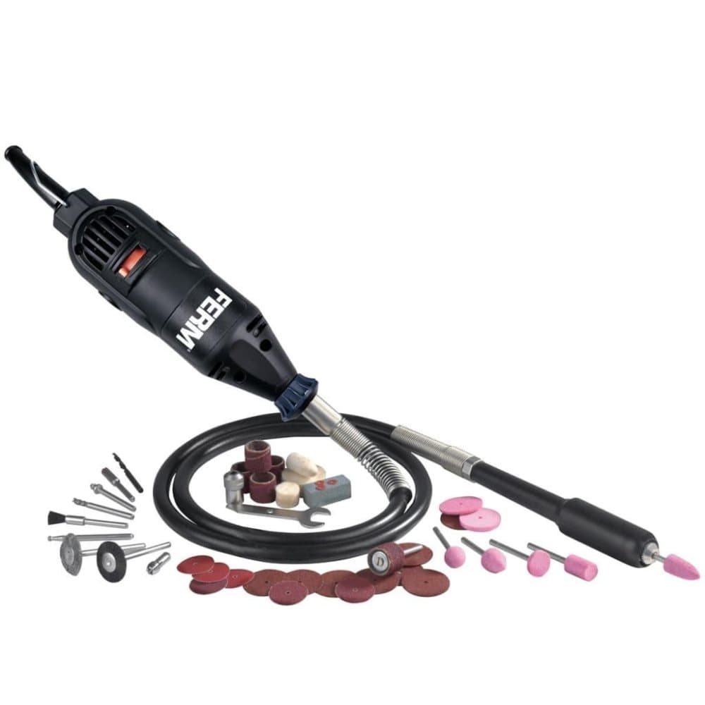 FERM Elektrisk Roterbar Multiverktøy 240v Dremel Kompatibel CTM1010