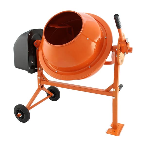 Elektrisk 70 L Betongblandare 30 rpm Cementblandare Betongmixer Cementmixer Betong Cement Bygg Murbruk 100cm x 97cm x 55cm | MonsterShop