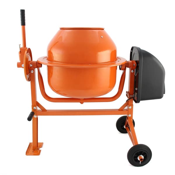 Elektrisk 70 L Betongblandare 30 rpm Cementblandare Betongmixer Cementmixer Betong Cement Bygg Murbruk 100cm x 97cm x 55cm | MonsterShop