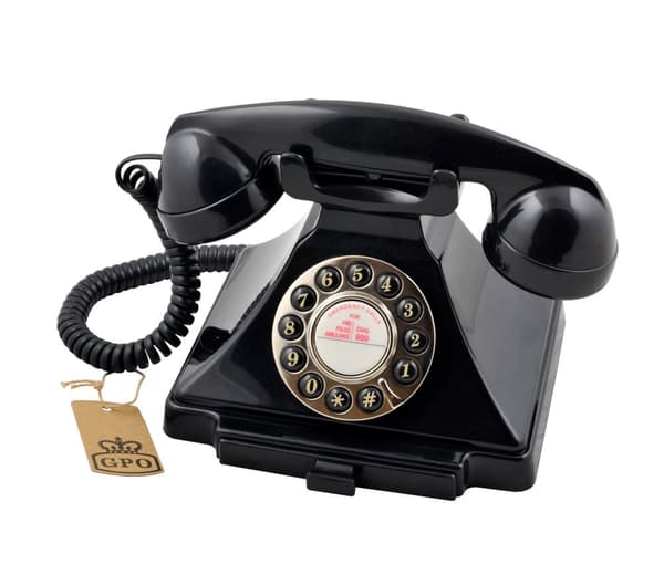 GPO Carrington Retrotelefon, Sort