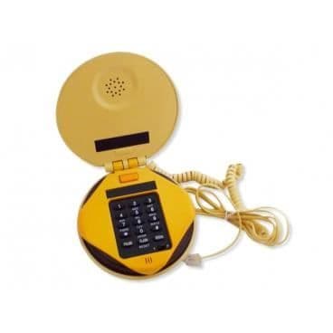Crazy Hamburger Telefon med sladd - Gul - Telefon med sladd