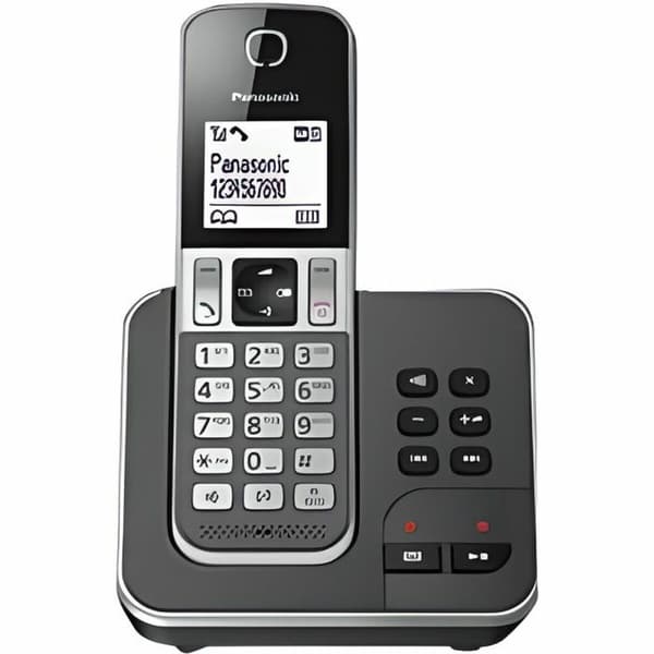 Trådlös Telefon Panasonic KX-TGD320FRG Vit Svart Grå Grå