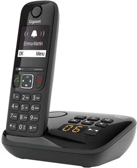 GIGASET fast telefon AS690 A Svart