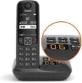 Miniatyrbild 5 av 5: GIGASET fast telefon AS690 A Svart