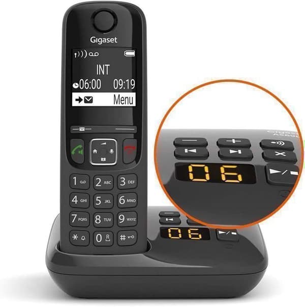 GIGASET fast telefon AS690 A Svart