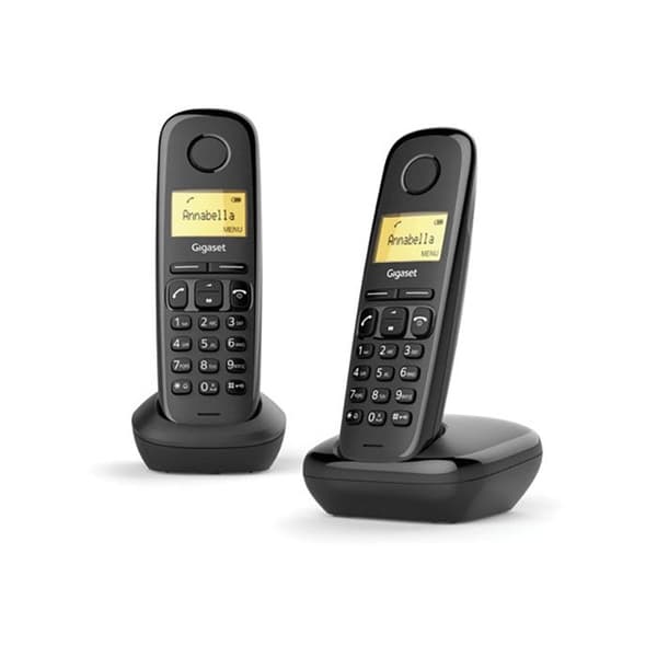 GIGASET fast telefon A 170 Duo Svart Svart