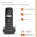 Miniatyrbild 4 av 6: GIGASET fast telefon AS690 Svart