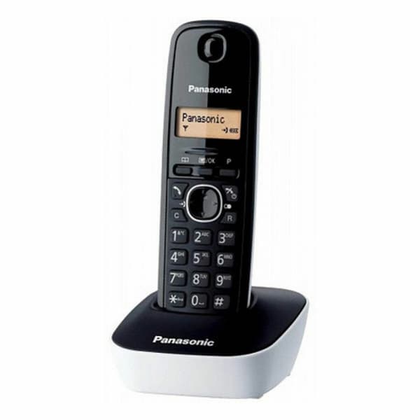 Trådløs telefon Panasonic Corp. KX-TG1611SPW Sort, Hvid