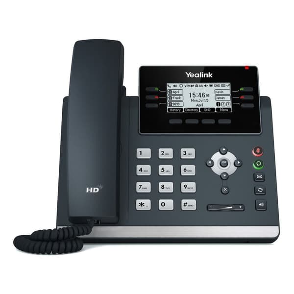 IP-Telefon Yealink SIP T42U Svart Grå