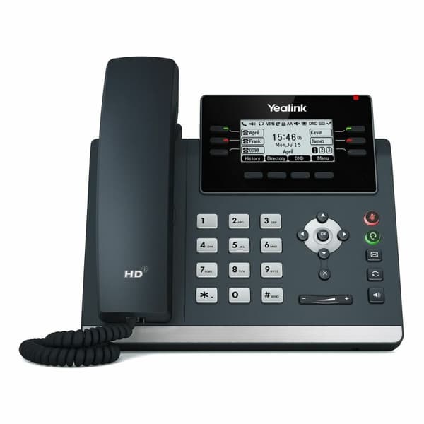 IP-telefon Yealink SIP T42U Svart Grå