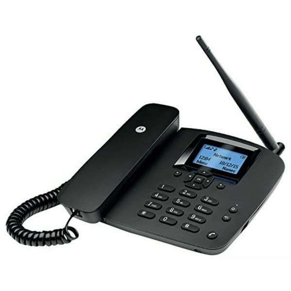 Fastnettelefon Motorola Dual Band GSM 2,2" LCD Sort Sort
