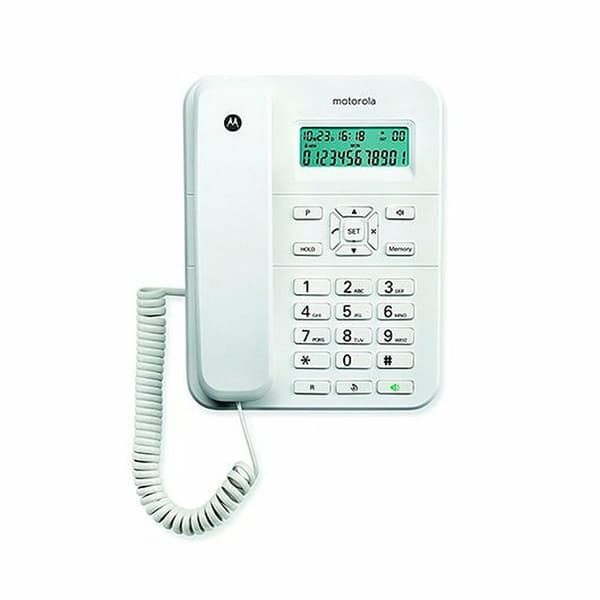 Markkabeltelefon Motorola CT202 Vit Vit