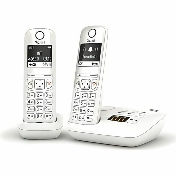 Trådløs telefon Gigaset AS690A Duo Hvid Hvid