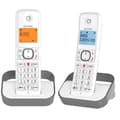 Miniatyrbild 2 av 4: Set med 2 DECT-telefoner Samtalsblockering och VIP-funktion F860 Duo Alcatel Grey