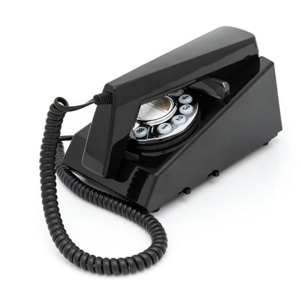 GPO Trim Black - Vintage tryckknappstelefon