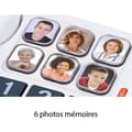 Miniatyrbild 5 av 5: Alcatel TMax 10 senior sladdtelefon - 6 direktminnen med foto - Handsfree-funktion - Vit
