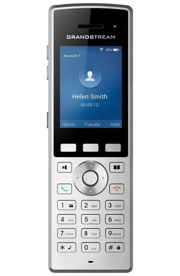 Grandstream Networks WP822 IP phone Black, Silver 2 lines LCD Wi-Fi