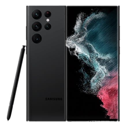 Samsung Galaxy S22 Ultra DS Phantom Black 5G/6.8"/OC/8GB/128GB/40MP/12MP+108MP+10MP+10MP/5000mAh + S Pen "SM-S908BZKDEUE" (timbru verde 0.55 lei)